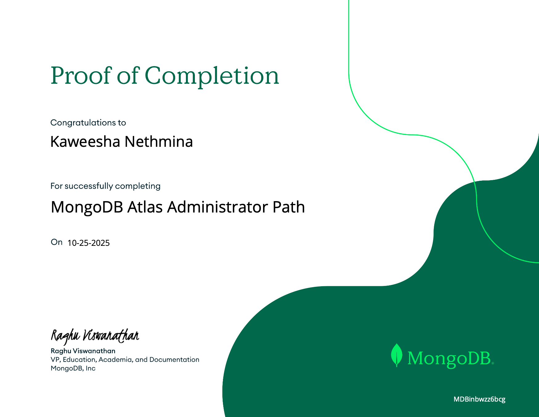 MongoDB Atlas Administrator Path certificate
